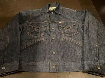 BIG YANK 60s 70s 보아 데님 자켓 다크 네이비