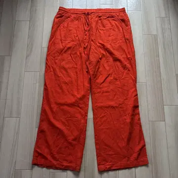 00s Linen Blend Easy Pants Relax Fit