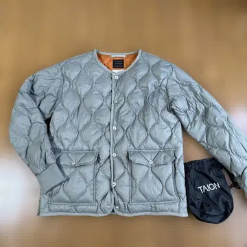 TAION 크루넥 다운 자켓 XXS