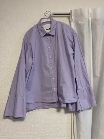 mici rosebud 라벤더 긴팔 셔츠