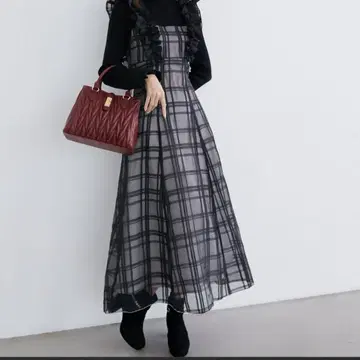 MAJESTIC LEGON 숄더 프릴 도킹 원피스