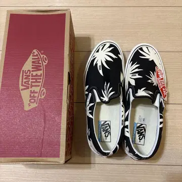 VANS 슬립온 하와이안 패턴 박스 포함