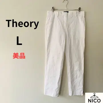 Theory 슬림 레그 스트레치 팬츠 스키니 스트레이트 오피스 출퇴근 L