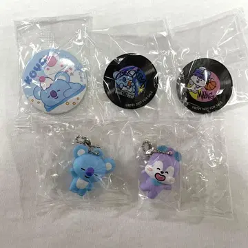 쿠라스시 BT21 비크라폰 피규어 캔뱃지 스티커