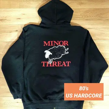 MINOR THREAT 지퍼 후드티 FUGAZI 펑크 하드코어