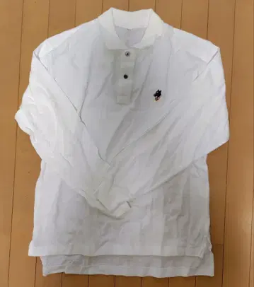 2001년 다카라즈카 기념 메이쇼 도토 긴팔 피케 셔츠 화이트