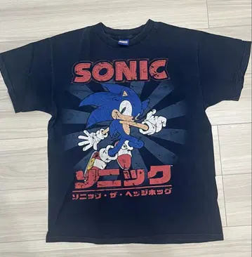 초레어 90s 공식 소닉 더 헤지혹 빈티지 T셔츠 M사이즈