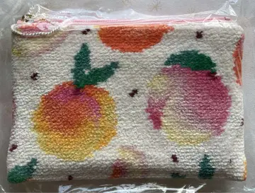 피치 도트 티슈 파우치