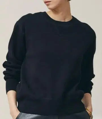 캘런솔로지 크리미 코튼 풀오버 블랙