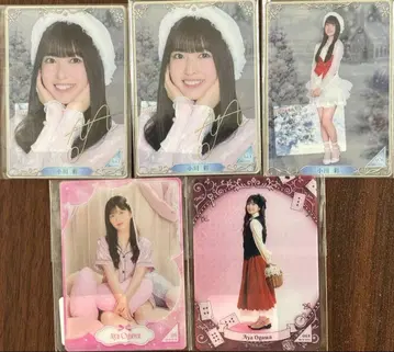 노기자카46 오가와 아야 모바일 카드 레어 노멀 세트