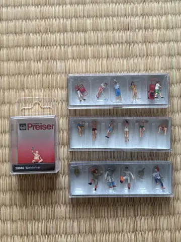 Preiser 28046 웨이트 리프팅 피규어