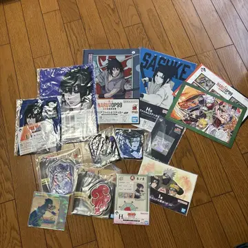 NARUTO 돌풍전 제일복권 우치하 사스케 굿즈 세트