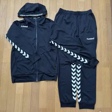 hummel 블랙 저지 세트