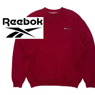 90s Reebok 자수 로고 맨투맨 XL