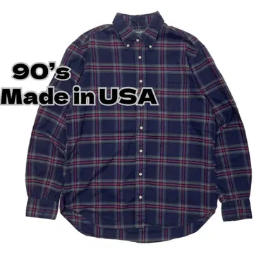 90's USA제 GITMAN BROS 체크 셔츠 플란넬 셔츠