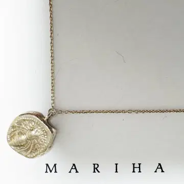 MARIHA Ancient Memories Bee 코인 목걸이 골드