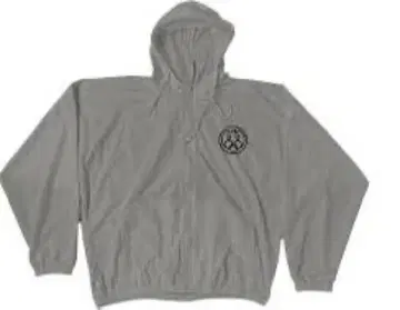 Yeezy gosha we-01 후드 부착 나일론 자켓 그레이