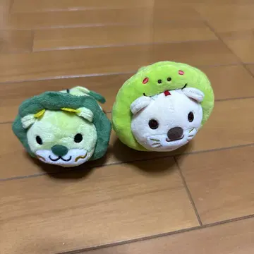 리베대 리베시티 양학장 한정판 경자년 사자 봉제 인형 2개 세트