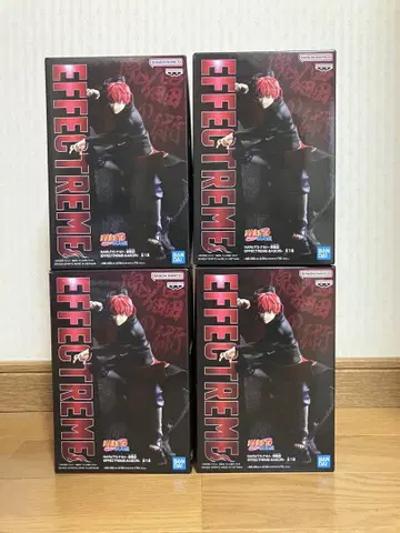 EFFECTREME 전갈 피규어 NARUTO 나루토 4체 세트