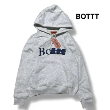 [ 미사용 ] BOTTT 풀오버 후드티 그레이 S