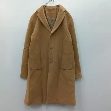 [ 체스터 코트 ] 아우터 [ F ] 포켓 캐시미어 겉옷 브라운 베이지