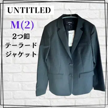 UNTITLED M(2) 블랙 테일러드 자켓