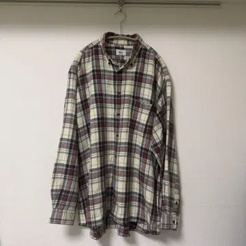 LACOSTE 체크 무늬 긴팔 셔츠