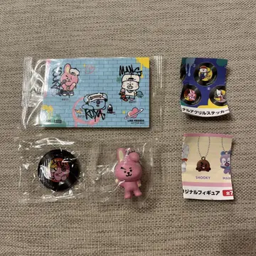 쿠라스시 BT21 콜라보 COOKY 피규어 아크릴 스티커 세트