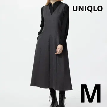 UNIQLO 슬리브리스 롱 원피스 M 사이즈
