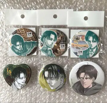 진격의 거인 리바이 캔뱃지 묶음 판매