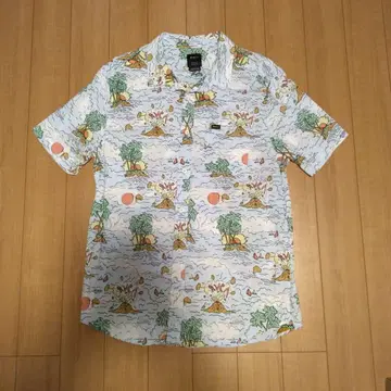 RVCA 하와이안 셔츠 리조트 패턴 반팔