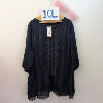 택 포함 새상품 네이비 긴팔 튜닉 10L