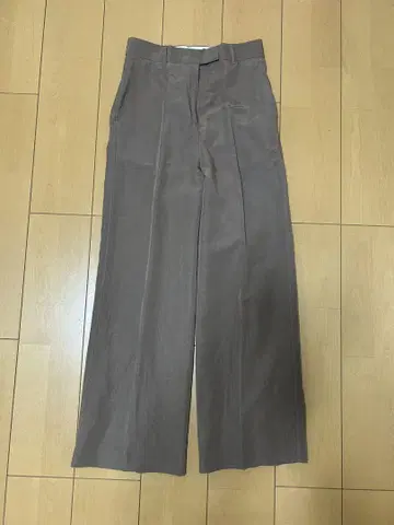 브라운 와이드 팬츠