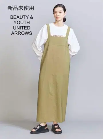 미사용 BEAUTY & YOUTH I라인 노트 원피스