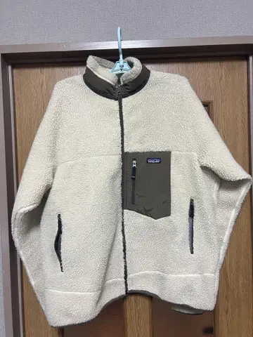 Patagonia 남성용 XL 플리스 자켓 크림색