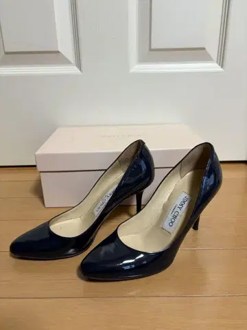 지미추 네이비 하이힐 35 / 22.5cm