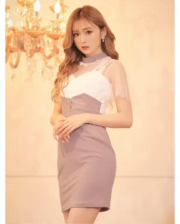 [ 새상품 미사용 ] dazzy store 드레스 L 사이즈