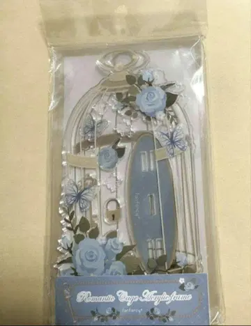 후쿠야 로맨틱 케이지 아크릴 프레임 파랑 블루