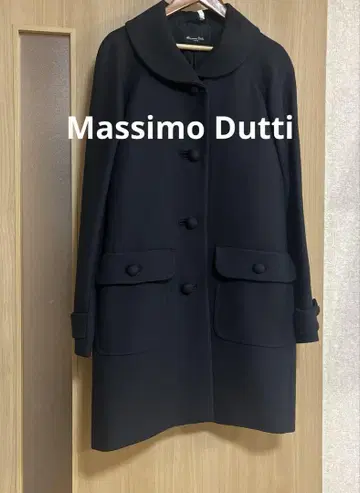 Massimo Dutti 마시모두띠 블랙 스티치 코트