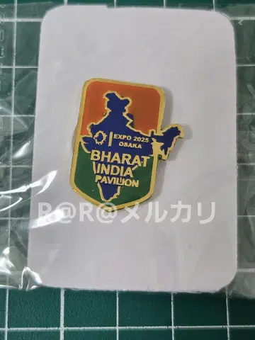 박람회 인도관 핀 배지 인도 파빌리온