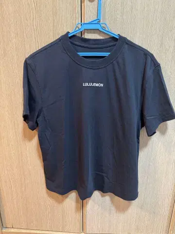 LULULEMON 블랙 반팔 T셔츠
