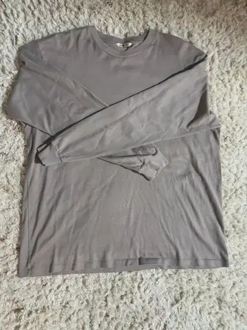 AURALEE LUSTER PLAITING L/S TEE (브라운)