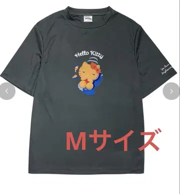 산리오 아베일 남성용 룸 T셔츠 헬로키티 택 포함 다크 그레이