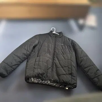 블랙 퀼팅 다운 자켓 라스트 1점