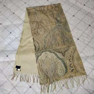 새상품급 에트로 캐시미어 100% 머플러 이탈리아제 페이즐리 무늬