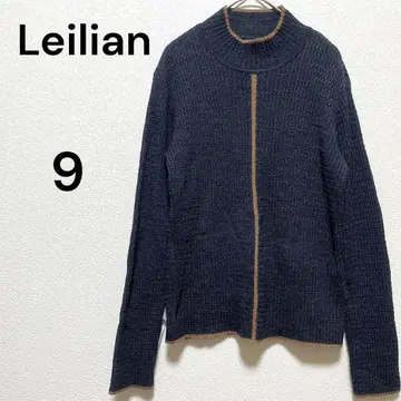 Leilian 레리안 새상품급 울 혼방 니트 9사이즈 일본제
