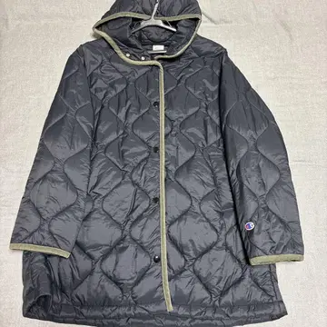 Champion 다운 자켓 Women's L 다크 그레이