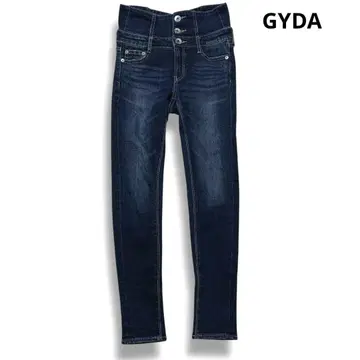 GYDA 백 크로스 스키니 데님 하이웨스트 S 인디고