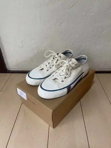 폴스미스 스니커즈 폴스미스 화이트 스트라이프 박스 포함