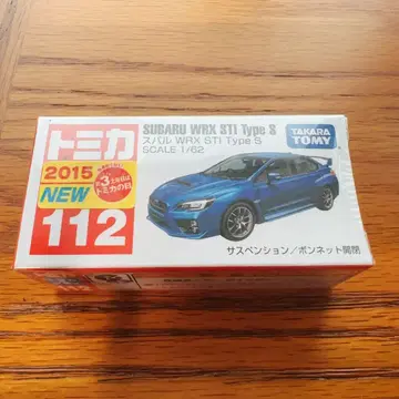미개봉 새상품 토미카 스바루 WRX STI Type S 112